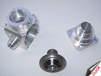 Thermostat housing and thermostat valve